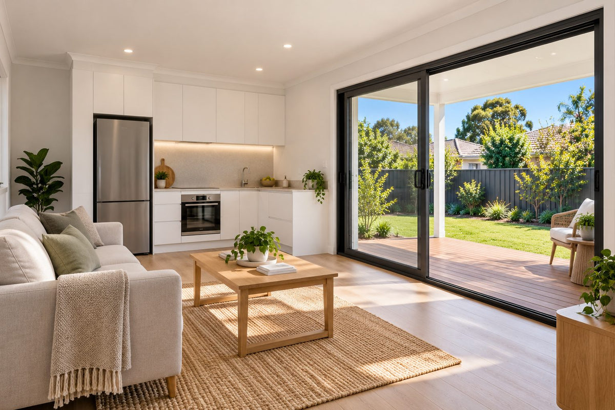 Concept image of the Granny Flat, interior or detail view (example image; your design can differ)