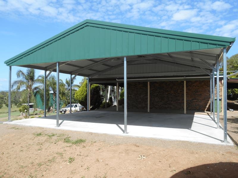 Open Gable 12m x 15m x 5m – farm shed by Wise Sheds (example image; your design can differ)