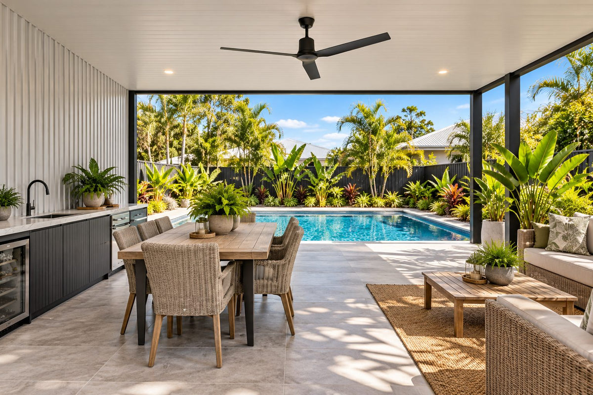 Concept image of the Pool House Shed, interior or detail view (example image; your design can differ)