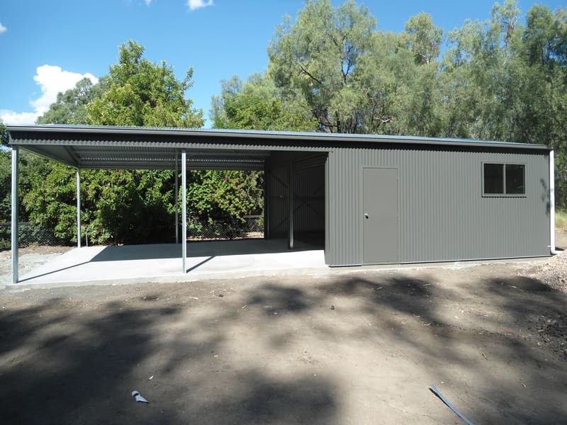 Skillion Garaport 6m x 17m x 3m – garaport by Wise Sheds (example image; your design can differ)