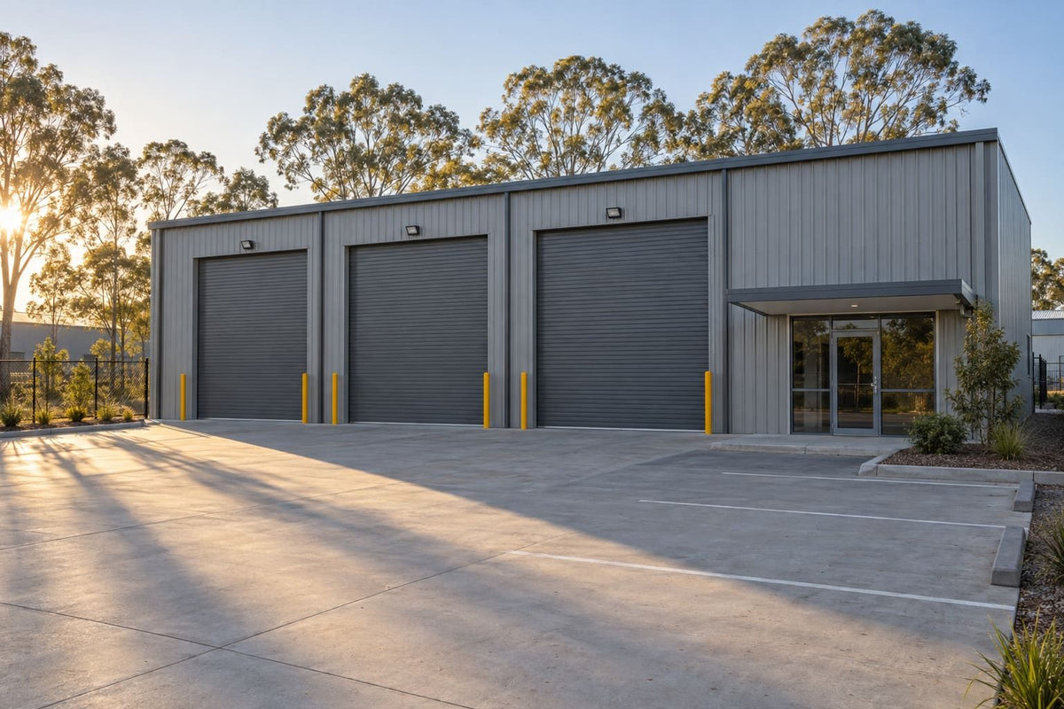 Stylish Industrial 15m x 36m x 5m – industrial building by Wise Sheds (example image; your design can differ)